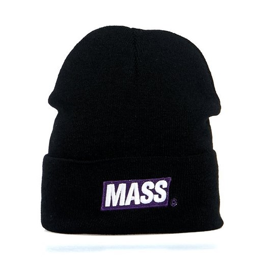 Mass Denim czapka zimowa męska czarna 