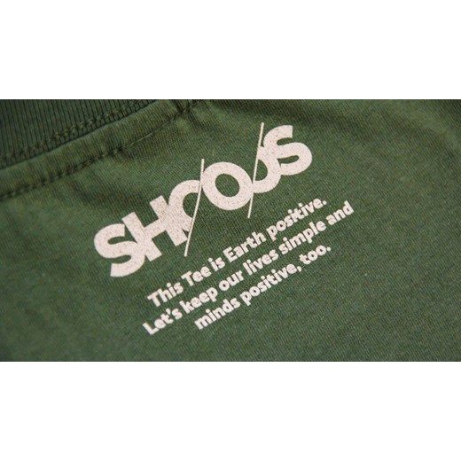 Shooos Earth positive Olive T-Shirt Limited Edition-M Shooos  XL Shooos.pl