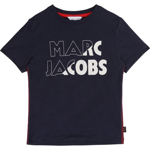 Little Marc Jacobs t-shirt chłopięce granatowy z krótkim rękawem 
