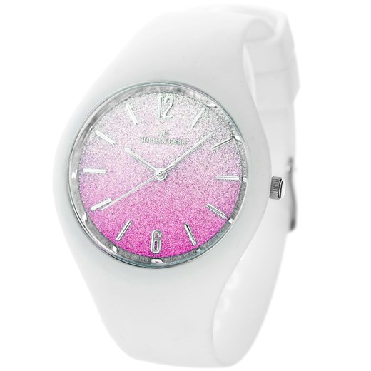 Zegarek damski Jordan Kerr -31A biały różowy Jordan Kerr   alleTime.pl