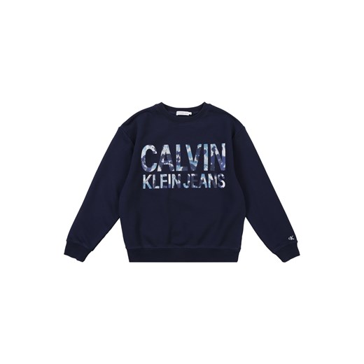 Bluzka sportowa 'FLORAL LOGO OVERSIZE'  Calvin Klein 170-176 AboutYou