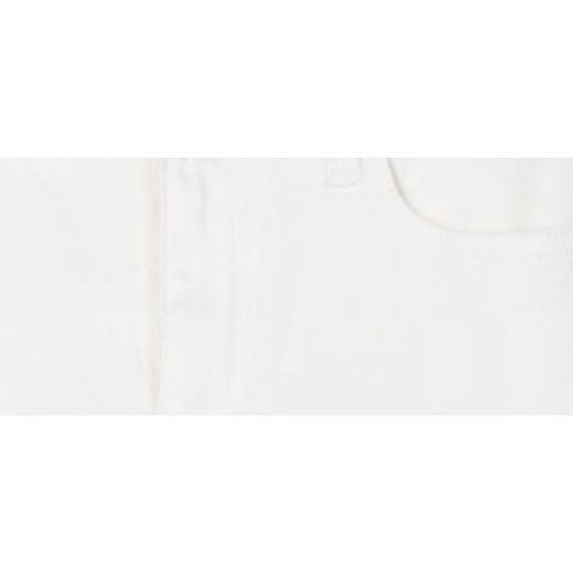Spodnie jeansowe białe z ozdobami na nogawkach Top Secret 36 promocyjna cena Top Secret