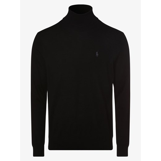 Polo Ralph Lauren - Męski sweter z wełny merino, czarny  Polo Ralph Lauren M vangraaf