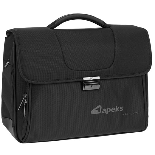 Roncato Clio torba na laptopa 15,6'' / teczka 3kom. / czarna