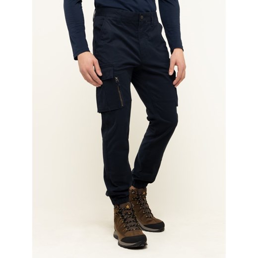 Superdry spodnie męskie granatowe