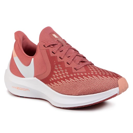 Buty sportowe damskie Nike zoom sznurowane gładkie wiosenne 