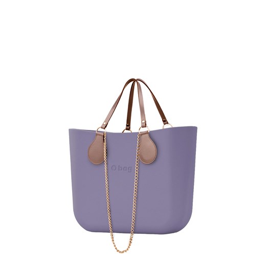 Shopper bag fioletowa O Bag matowa duża 