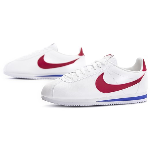 Buty sportowe męskie Nike cortez białe sznurowane 