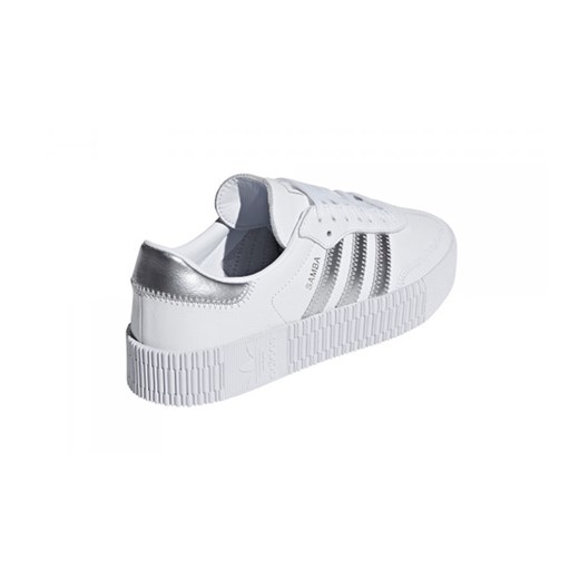 Buty sportowe damskie Adidas białe skórzane 