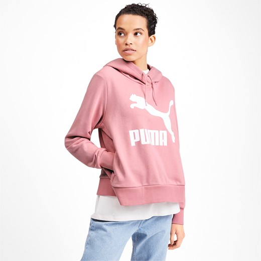 Bluza sportowa Puma różowa bawełniana 