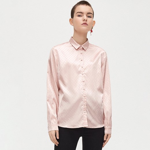 Cropp - Koszula z długim rękawem - Różowy  Cropp XL 