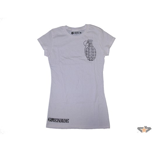 koszulka  damska GRENADE - Cross Stitch T - White