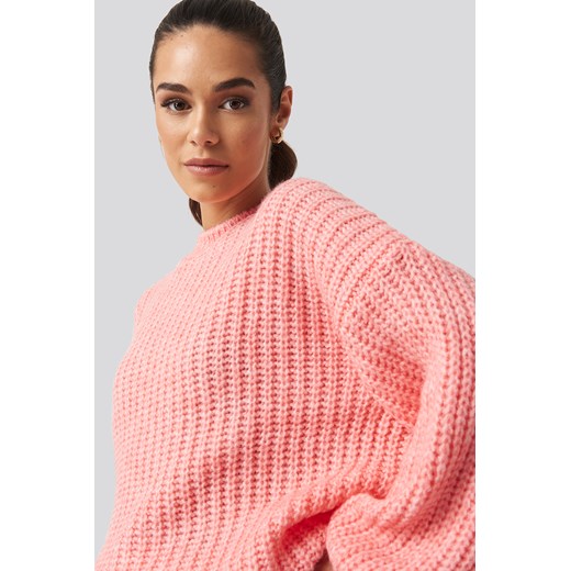 Trendyol sweter damski z okrągłym dekoltem casualowy 