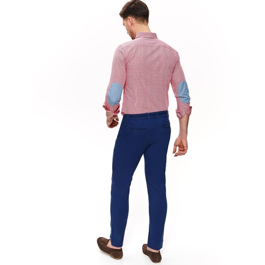 Koszula w drobną kratkę slim fit Top Secret 40/41 wyprzedaż