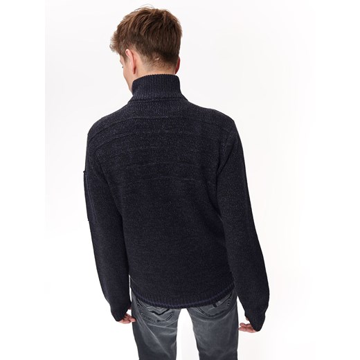 Sweter rozpinany ze stójką  Top Secret XL okazja  