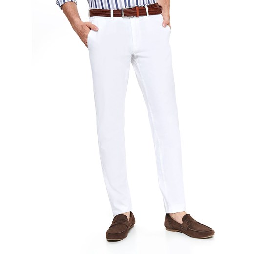 Spodnie typu chino białe