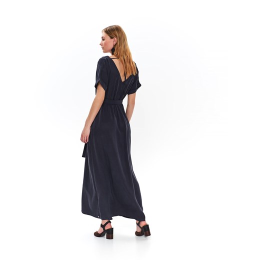 Długa sukienka z tkaniny lyocell Top Secret  36 promocyjna cena  