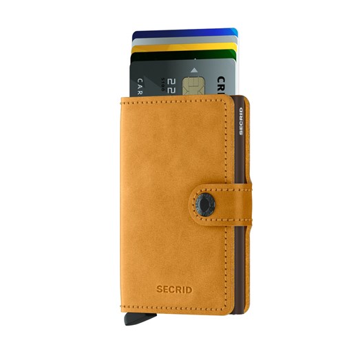 Secrid specjalny portfel skórzany Mini Wallet Vintage Ochre  Secrid  Differenta.pl