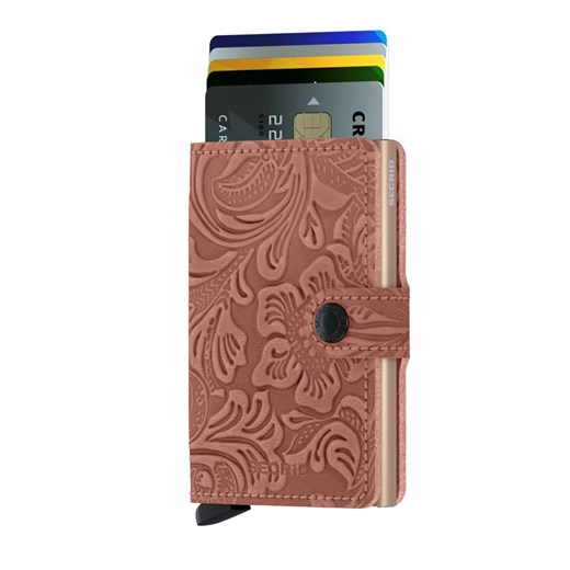 Secrid specjalny portfel skórzany Mini Wallet Ornament Rose Secrid   Differenta.pl
