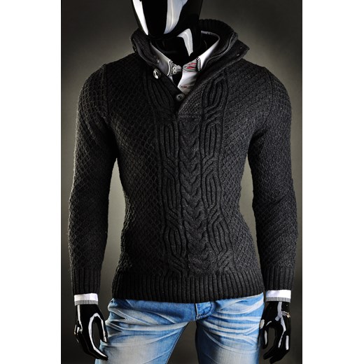 Sweter 1157 CMR risardi czarny sweter