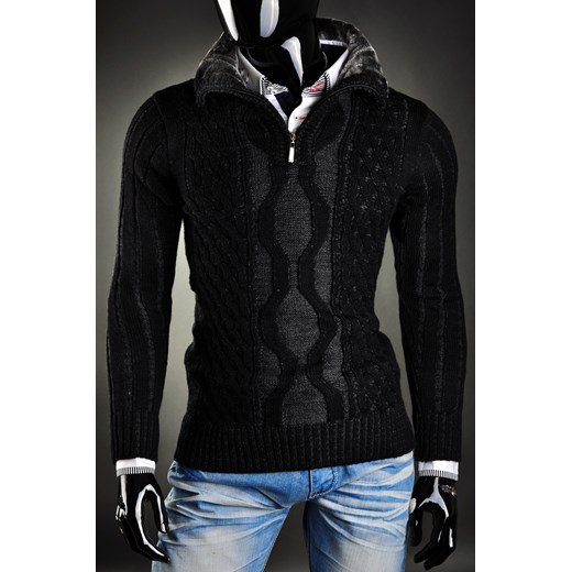 Sweter 1151 CMR risardi czarny sweter