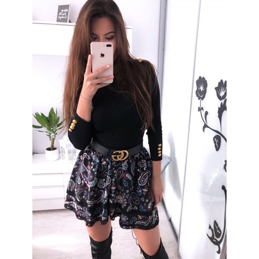 Spódnica Magmac wielokolorowa boho mini 