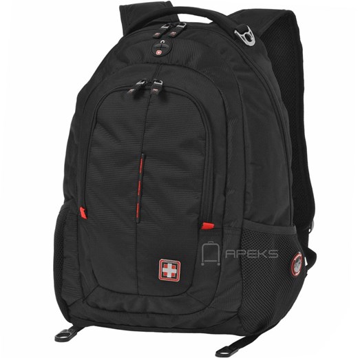 SwissBags B2S plecak miejski na laptop 17" / czarny