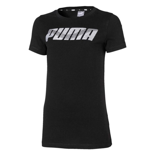 Juniorska koszulka ALPHA LOGO TEE G 580213561 PUMA, Kolor - Puma Black, Płeć - JUNIOR, Rozmiar - 128