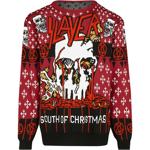Slayer - Holiday Sweater 2019 - Christmas jumper - wielokolorowy   L 