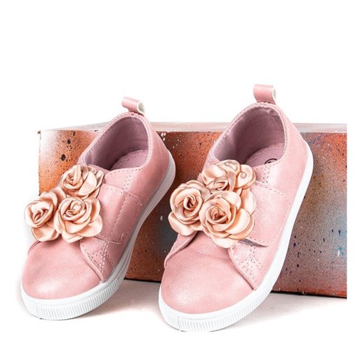Różowe sportowe buty dziewczęce Flore - Obuwie Royalfashion.pl  24 