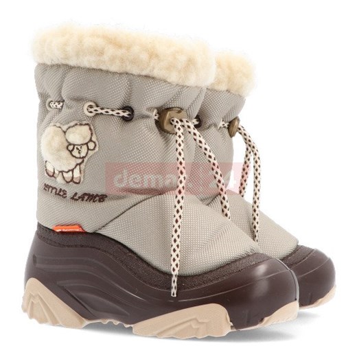 Buty zimowe dziecięce Demar z wełny 