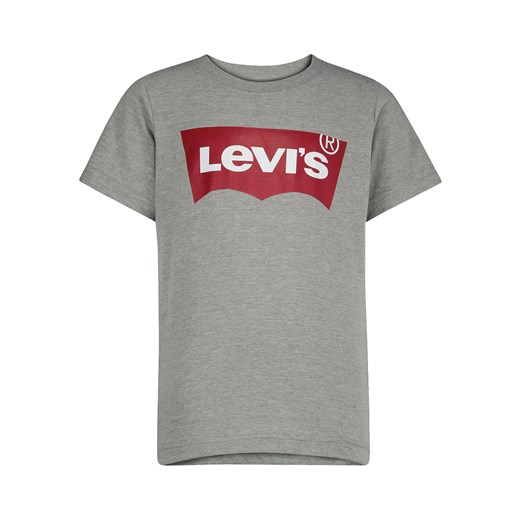 T-shirt chłopięce Levi's z bawełny szary z krótkim rękawem z nadrukami 