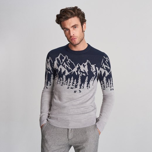 Reserved sweter męski na zimę 