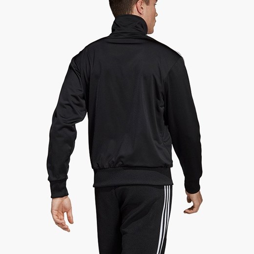 Czarna bluza męska Adidas Originals zimowa w paski sportowa 