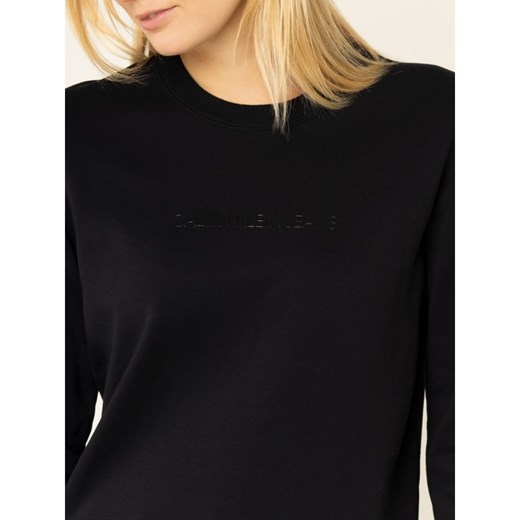 Bluza damska Calvin Klein krótka bez wzorów 