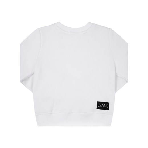Bluza chłopięca Calvin Klein z napisami biała 