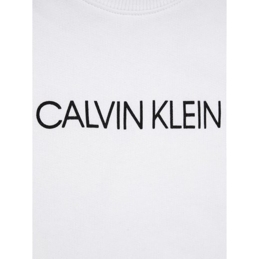 Bluza chłopięca Calvin Klein biała jeansowa 