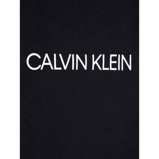 Calvin Klein bluza chłopięca z jeansu z napisami jesienna 
