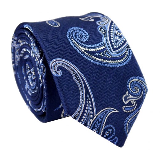 Krawat Luma Milanówek we wzór paisley 