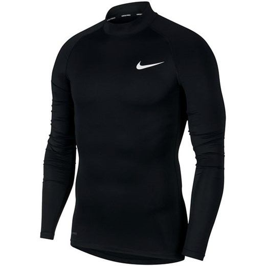 T-shirt męski Nike czarny z długim rękawem 