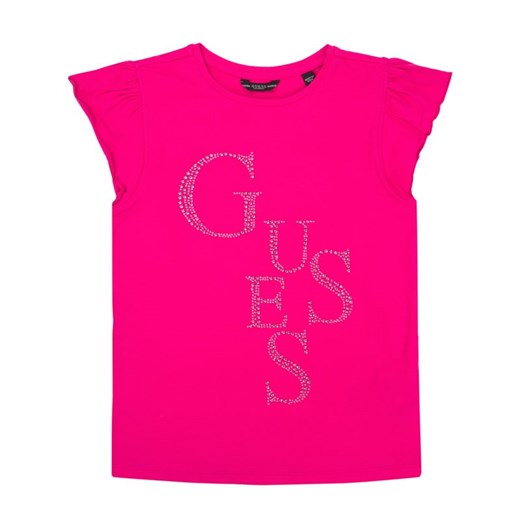 Bluzka dziewczęca różowa Guess 
