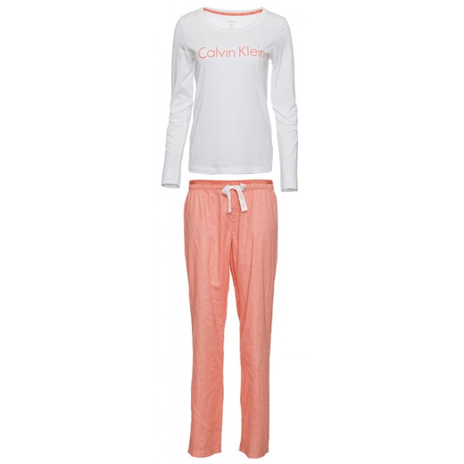 Calvin Klein Piżama damska QS6350E L/S Pant Set S różowa Darmowa dostawa na zakupy powyżej 289 zł! Tylko do 09.01.2020!