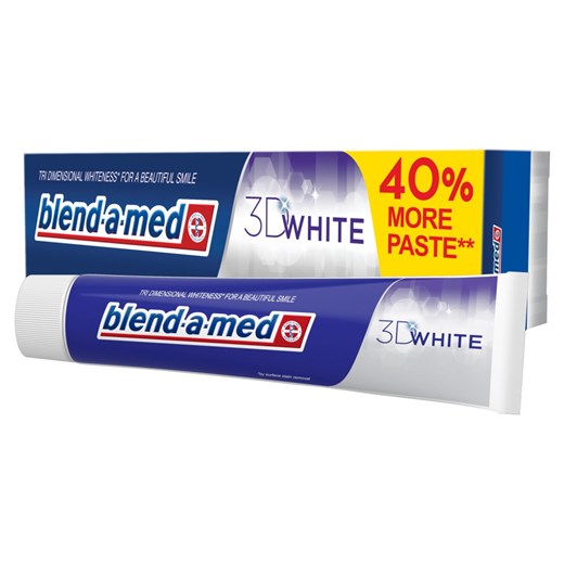 Blend-A-Med 3Dwhite Pasta Do Zębów 150 Ml Blend-a-med   Drogerie Natura