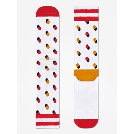 Skarpetki Happy Socks Athletic Shadow Dot (white/orange/red)