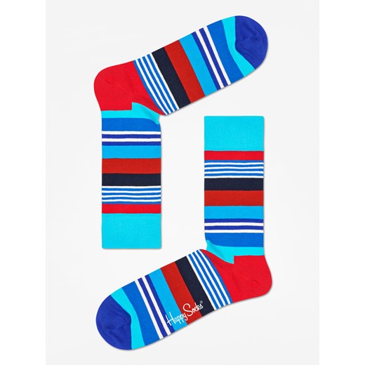 Skarpetki Happy Socks Multi Stripe (blue/black/red)