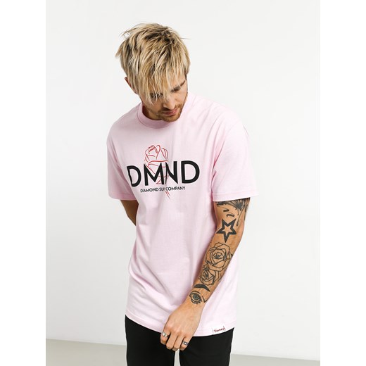 T-shirt męski Diamond Supply Co. z bawełny 