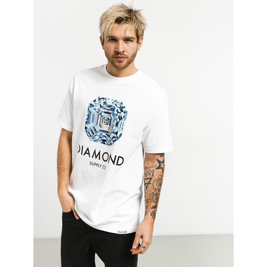 T-shirt męski Diamond Supply Co. z napisem 