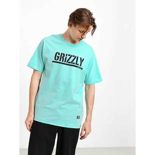 T-shirt męski Grizzly Griptape żakardowy 