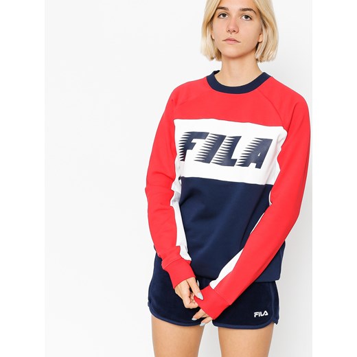 Bluza sportowa Fila bawełniana z napisami jesienna 