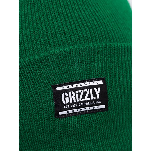 Czapka zimowa Grizzly Griptape Labeled (green)  Grizzly Griptape  SUPERSKLEP